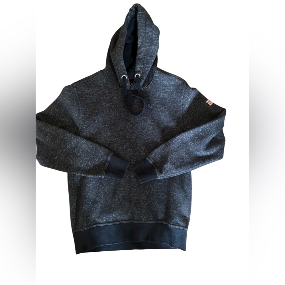 Triumph British Motorcycles Customized Hoodie Sweatshirt Sz M Black Speckle Moto
